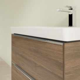 Тумба под раковину Villeroy & Boch Subway 3.0 57,2х57,6 см ДСП/алюминий дуб аризона C578L0VH