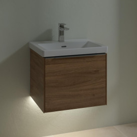 Тумба под раковину Villeroy & Boch Subway 3.0 52,3х42,9 см ДСП/алюминий дуб канзас C579L0RH