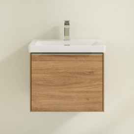 Тумба под раковину Villeroy & Boch Subway 3.0 52,3х42,9 см ДСП/алюминий дуб канзас C579L0RH