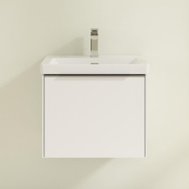 Тумба под раковину Villeroy & Boch Subway 3.0 52,3х42,9 см ДСП/алюминий белый бриллиант C579L0VE