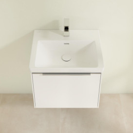 Тумба под раковину Villeroy & Boch Subway 3.0 52,3х42,9 см ДСП/алюминий чистый белый C579L0VF