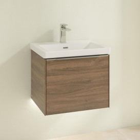 Тумба под раковину Villeroy & Boch Subway 3.0 52,3х42,9 см ДСП/алюминий дуб аризона C579L0VH