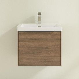 Тумба под раковину Villeroy & Boch Subway 3.0 52,3х42,9 см ДСП/алюминий дуб аризона C579L0VH