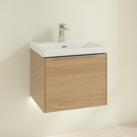 Тумба под раковину Villeroy & Boch Subway 3.0 52,3х42,9 см ДСП/алюминий дуб северный C579L0VJ