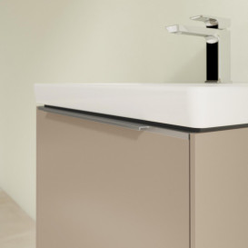 Тумба под раковину Villeroy & Boch Subway 3.0 52,3х42,9 см ДСП/алюминий тауп C579L0VM