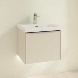 Тумба под раковину Villeroy & Boch Subway 3.0 52,3х42,9 см ДСП/алюминий серый кашемир C579L0VN