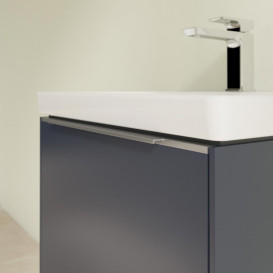 Тумба под раковину Villeroy & Boch Subway 3.0 52,3х42,9 см ДСП/алюминий морской синий C579L0VQ