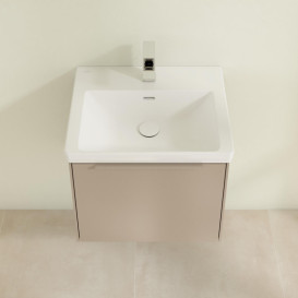 Тумба под раковину Villeroy & Boch Subway 3.0 52,3х42,9 см ДСП/алюминий тауп/монохром C579L2VM