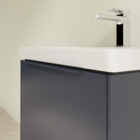 Тумба під раковину Villeroy & Boch Subway 3.0 52,3х42,9 см ДСП/алюміній морський синій/монохром C579L2VQ