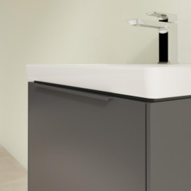 Тумба под раковину Villeroy & Boch Subway 3.0 52,3х42,9 см ДСП/алюминий графит/монохром C579L2VR