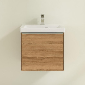 Тумба под раковину Villeroy & Boch Subway 3.0 47,3х42,9 см ДСП/алюминий дуб канзас C580L0RH