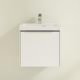 Тумба под раковину Villeroy & Boch Subway 3.0 47,3х42,9 см ДСП/алюминий белый бриллиант C580L0VE