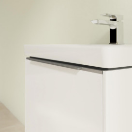 Тумба под раковину Villeroy & Boch Subway 3.0 47,3х42,9 см ДСП/алюминий белый бриллиант C580L0VE