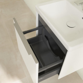 Тумба под раковину Villeroy & Boch Subway 3.0 47,3х42,9 см ДСП/алюминий чистый белый C580L0VF