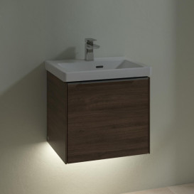 Тумба под раковину Villeroy & Boch Subway 3.0 47,3х42,9 см ДСП/алюминий дуб аризона C580L0VH