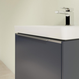 Тумба под раковину Villeroy & Boch Subway 3.0 47,3х42,9 см ДСП/алюминий морской синий C580L0VQ