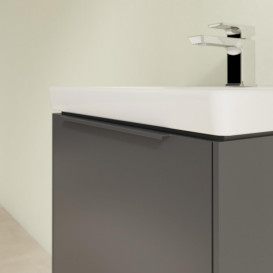 Тумба під раковину Villeroy & Boch Subway 3.0 47,3х42,9 см ДСП/алюміній графіт/монохром C580L2VR