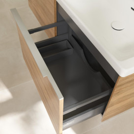 Тумба під раковину Villeroy & Boch Subway 3.0 127х42,9 см ДСП дуб канзасC56700RH