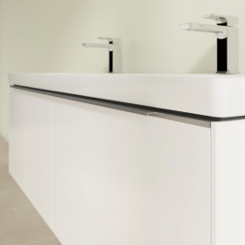 Тумба под раковину Villeroy & Boch Subway 3.0 127,2х42,9 см ДСП/алюминий чистый белый C56700VF