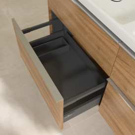 Тумба під раковину Villeroy & Boch Subway 3.0 127,2х57,6 см ДСП/алюміній дуб канзас C56800RH