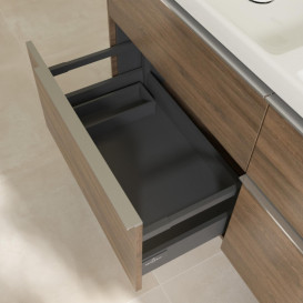 Тумба под раковину Villeroy & Boch Subway 3.0 127,2х57,6 см ДСП/алюминий дуб аризона C56800VH