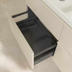 Тумба під раковину Villeroy & Boch Subway 3.0 127,2х57,6 см ДСП/алюміній сірий кашемір/монохром C56802VN