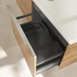 Тумба под раковину Villeroy & Boch Subway 3.0 127,2х42,9 см ДСП/алюминий дуб канзас C60100RH