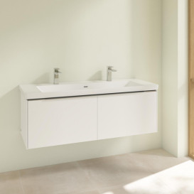 Тумба под раковину Villeroy & Boch Subway 3.0 127,2х42,9 см ДСП/алюминий чистый белый C60100VF