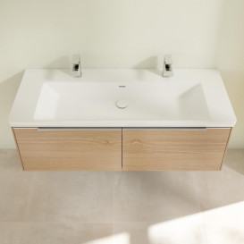 Тумба под раковину Villeroy & Boch Subway 3.0 127,2х42,9 см ДСП/алюминий дуб северный C60100VJ