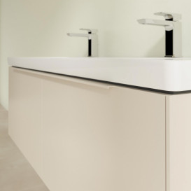 Тумба под раковину Villeroy & Boch Subway 3.0 127,2х42,9 см ДСП/алюминий серый кашемир/монохром C60102VN