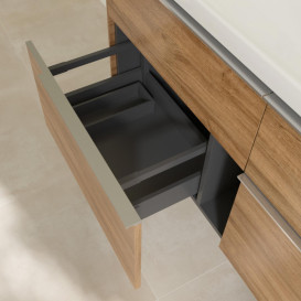 Тумба под раковину Villeroy & Boch Subway 3.0 127,2х57,6 см ДСП/алюминий дуб канзас C60200RH