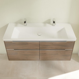 Тумба под раковину Villeroy & Boch Subway 3.0 127,2х57,6 см ДСП/алюминий дуб аризона C60200VH