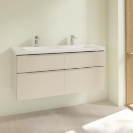 Тумба под раковину Villeroy & Boch Subway 3.0 127,2х57,6 см ДСП/алюминий серый кашемир C60200VN