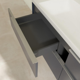 Тумба під раковину Villeroy & Boch Subway 3.0 127,2х57,6 см ДСП/алюміній морський синій C60200VQ