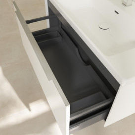 Тумба під раковину Villeroy & Boch Subway 3.0 97,3х42,9 см ДСП/алюміній чистий білий C56900VF