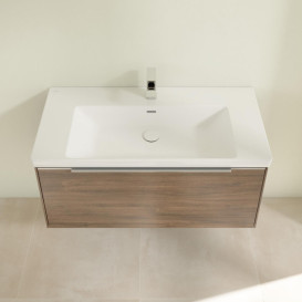 Тумба под раковину Villeroy & Boch Subway 3.0 97,3х42,9 см ДСП/алюминий дуб аризона C56900VH