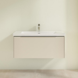 Тумба под раковину Villeroy & Boch Subway 3.0 97,3х42,9 см ДСП/алюминий серый кашемир C56900VN