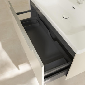 Тумба под раковину Villeroy & Boch Subway 3.0 97,3х42,9 см ДСП/алюминий серый кашемир C56900VN