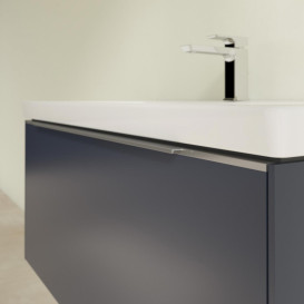 Тумба под раковину Villeroy & Boch Subway 3.0 97,3х42,9 см ДСП/алюминий морской синий C56900VQ