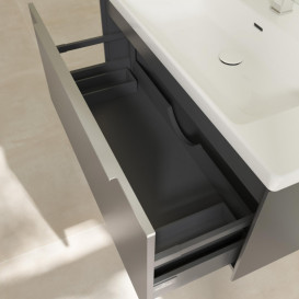 Тумба под раковину Villeroy & Boch Subway 3.0 97,3х42,9 см ДСП/алюминий графит C56900VR