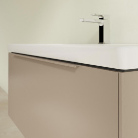 Тумба под раковину Villeroy & Boch Subway 3.0 97,3х42,9 см ДСП/алюминий тауп/монохром C56902VM