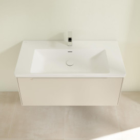 Тумба под раковину Villeroy & Boch Subway 3.0 97,3х42,9 см ДСП/алюминий серый кашемир/монохром C56902VN