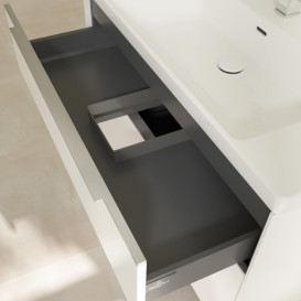 Тумба під раковину Villeroy & Boch Subway 3.0 97,3х57,6 см ДСП/алюміній білий діамант C57000VE