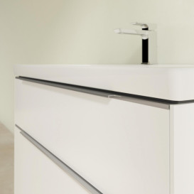 Тумба під раковину Villeroy & Boch Subway 3.0 97,3х57,6 см ДСП/алюміній чистий білий C57000VF