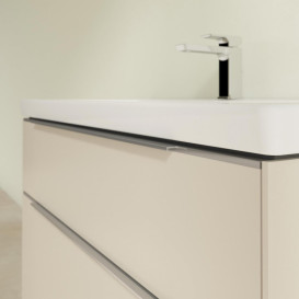 Тумба под раковину Villeroy & Boch Subway 3.0 97,3х57,6 см ДСП/алюминий серый кашемир C57000VN