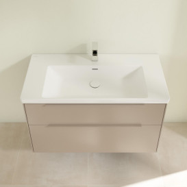 Тумба під раковину Villeroy & Boch Subway 3.0 97,3х57,6 см ДСП/алюміній тауп/монохром C57002VM