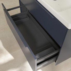 Тумба під раковину Villeroy & Boch Subway 3.0 97,3х57,6 см ДСП/алюміній морський синій/монохром C57002VQ