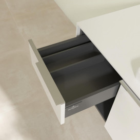 Тумба під раковину Villeroy & Boch Subway 3.0 100х42,3 см ДСП/алюміній чистий білиймC57100VF