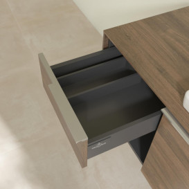 Тумба под раковину Villeroy & Boch Subway 3.0 100х42,3 см ДСП/алюминий дуб аризона C57100VH