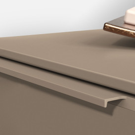 Тумба під раковину Villeroy & Boch Subway 3.0 100х42,3 см ДСП/алюміній тауп/монохром C57102VM